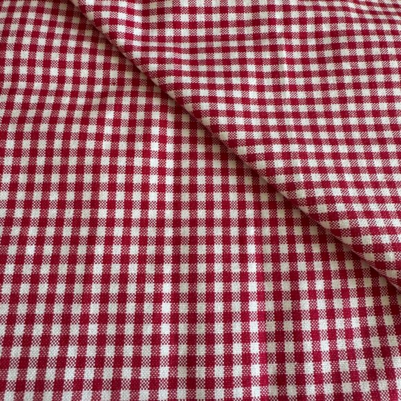 Pottery Barn Kids Gingham Panels 2 Checked Valances/Cafe Curtains Cotton Classic - Picture 7 of 16